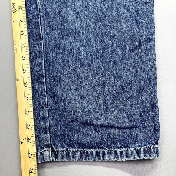 VTG Arizona Jeans Women's 16R Carpenter Dark Baggy‎ Denim Skater Grunge Y2K - Picture 6 of 16